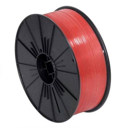 Bsc Preferred 5/32'' x 7000' Red Plastic Twist Tie Spool BUY00030839